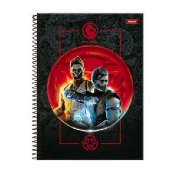 CADERNO UNIV.CD.240F.15M. MORTAL KOMBAT FSC CADERNO UNIV.CD.240F.15M. MORTAL KOMBAT FSC