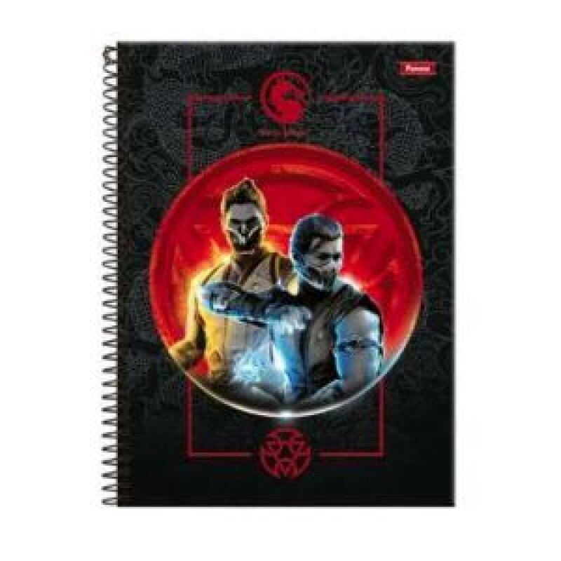 CADERNO UNIV.CD.240F.15M. MORTAL KOMBAT FSC