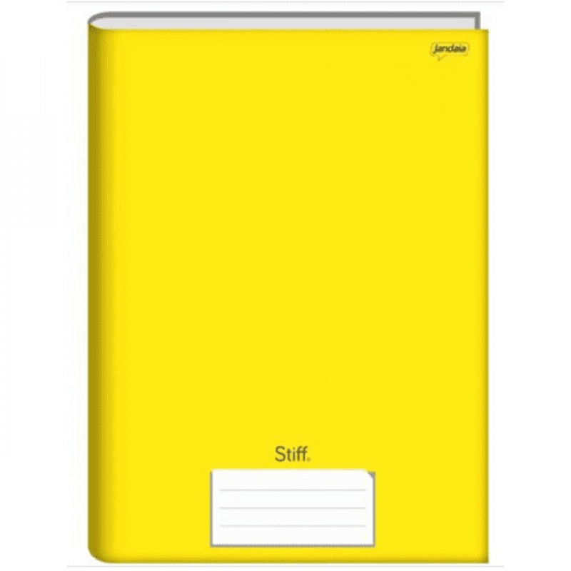 CADERNO BROCHURAO CD STIFF 96 FLS AMARELO CADERNO BROCHURAO CD STIFF 96 FLS AMARELO