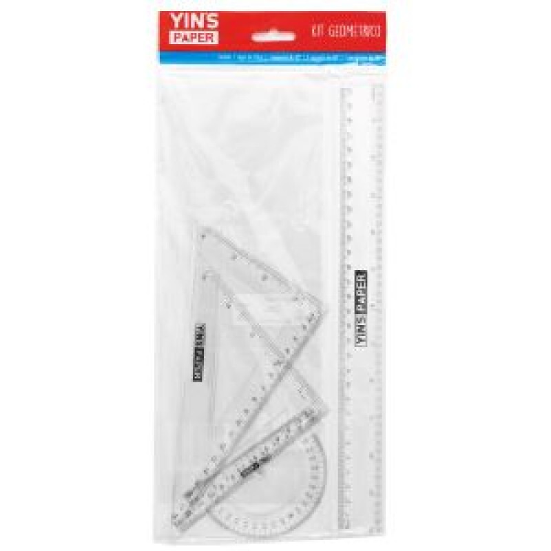 KIT GEOMETRICO TRASNPARENTE YINS PAPER